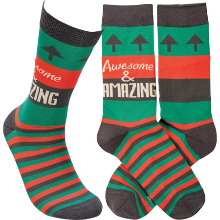 Awesome & Amazing Socks - Cotton, Nylon, Spandex