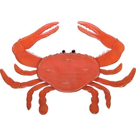 Wall Decor - Red Crab - 16.75" x 11.50" - Wood