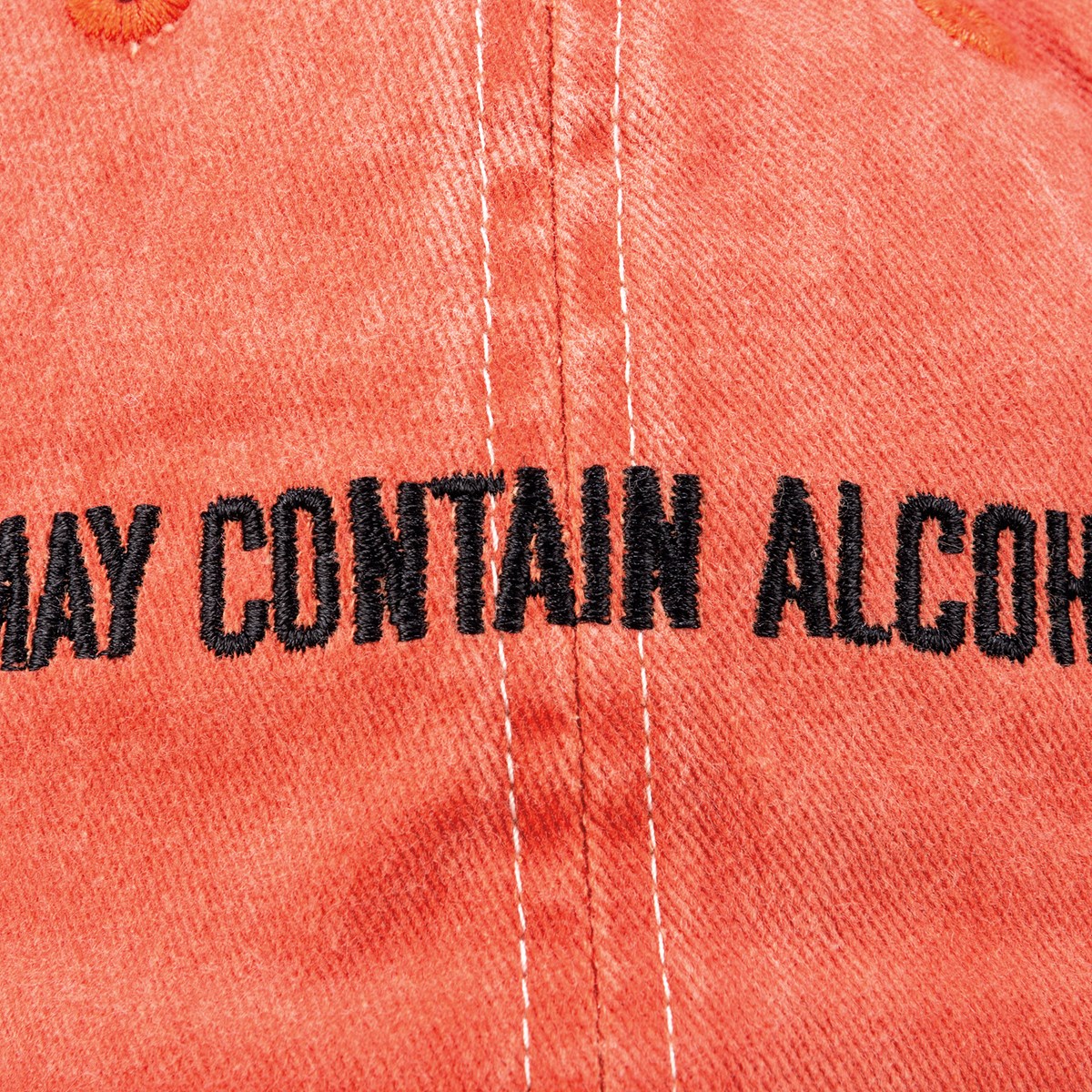 May Contain Alcohol Baseball Cap - Cotton, Metal