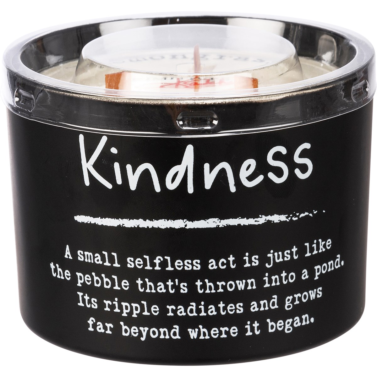 Kindness Jar Candle - Soy Wax, Glass, Wood