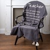 To The Best Teacher Throw Blanket - Cotton
