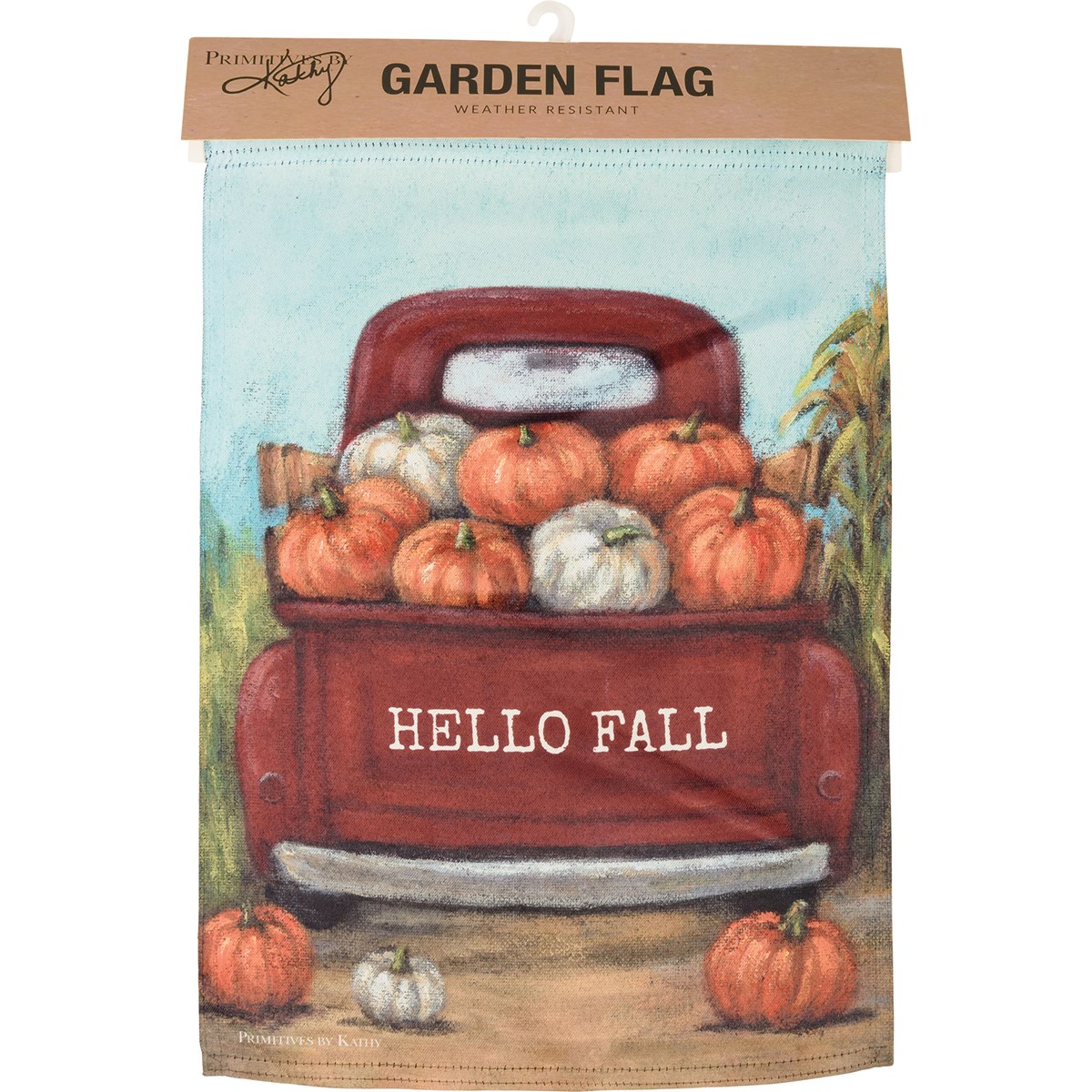 Hello Fall Garden Flag - Polyester