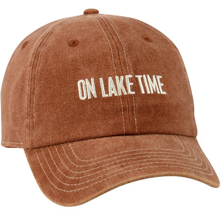 On Lake Time Baseball Cap - Cotton, Metal