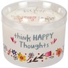 Think Happy Thoughts Jar Candle - Soy Wax, Glass, Cotton