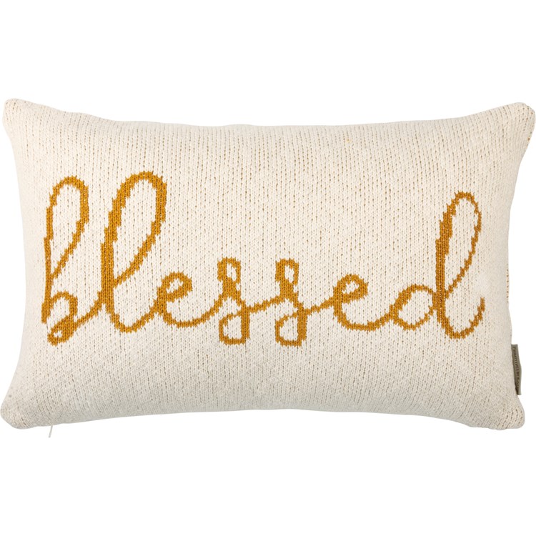 Blessed Pillow - Cotton, Zipper