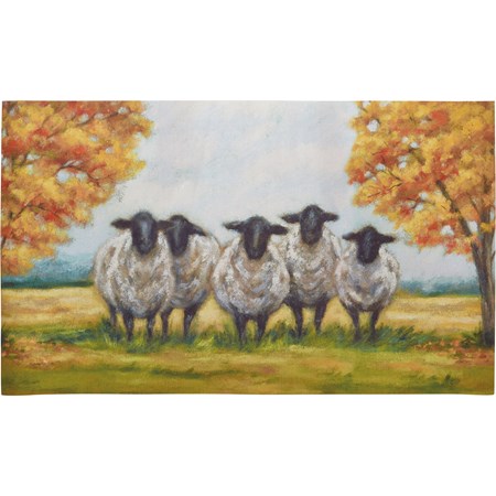 Sheep Rug - Polyester, PVC skid-resistant backing