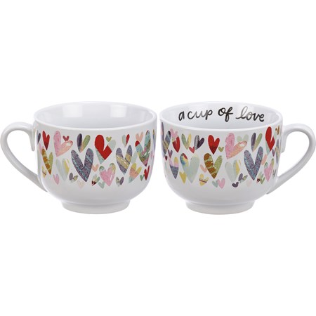 A Cup Of Love Mug - Stoneware