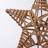 Natural Star Tree Topper - Rattan, Wire