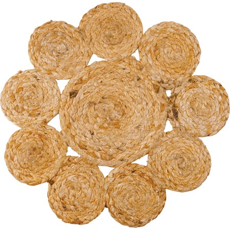 Round And Round Placemat - Jute
