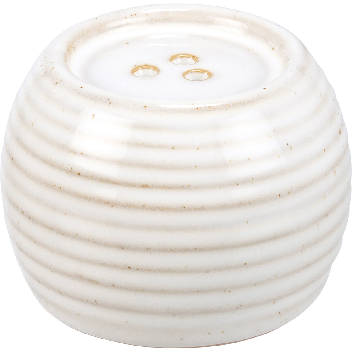 Salt & Pepper Set - Snowman - 2.50" Diameter x 4.50" - Stoneware, Plastic