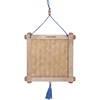 Make Yourself A Priority Ornament - Wood, Faux Rattan, Paper, Cotton