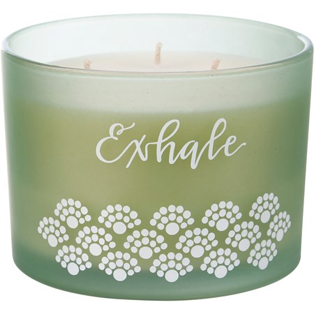 Jar Candle - Exhale - 14 oz., 4.50" Diameter x 3.25" - Soy Wax, Glass, Cotton