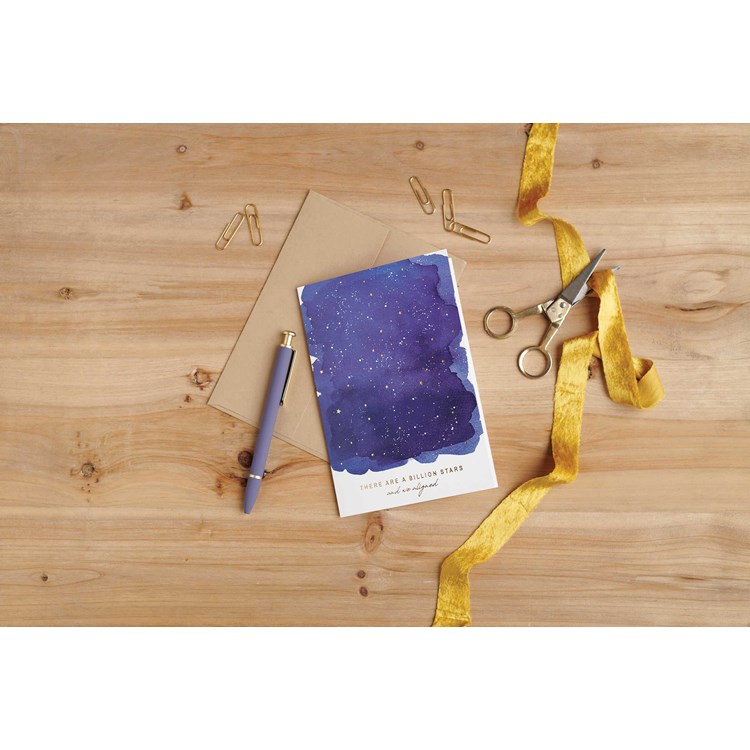 A Billion Stars We Aligned Greeting Card - Paper
