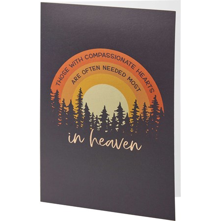 Greeting Card - Needed In Heaven - 4.75" x 7" - Paper