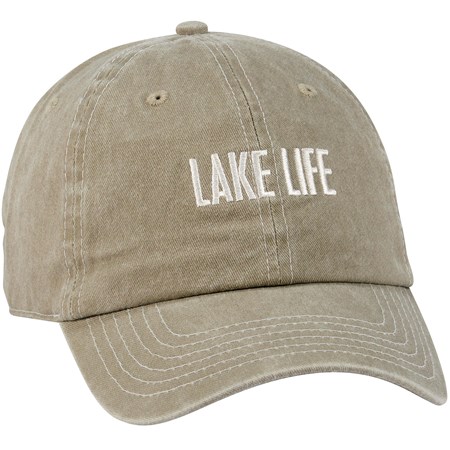 Lake Life Baseball Cap - Cotton, Metal
