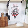 Stand Back Dad's Grilling Kitchen Towel - Cotton