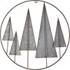 Wall Decor - Forest Trees - 18.50" Diameter - Metal
