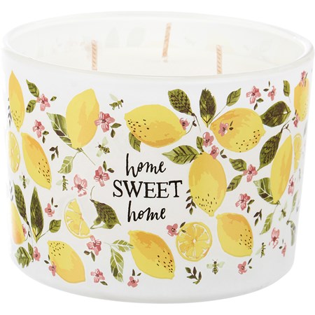 Jar Candle - Home Sweet Home - 14 oz., 4.50" Diameter x 3.25" - Soy Wax, Glass, Cotton