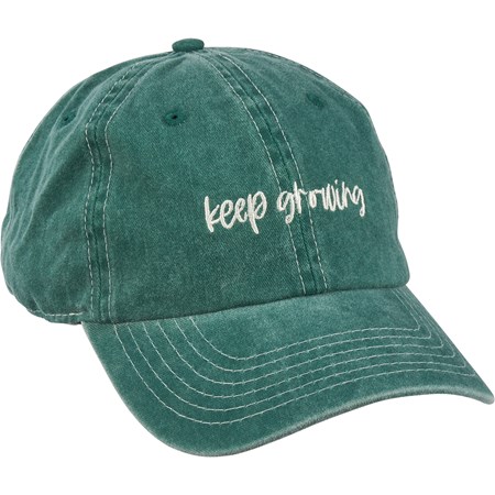 Baseball Cap - Keep Growing - One Size Fits Most - Cotton, Metal