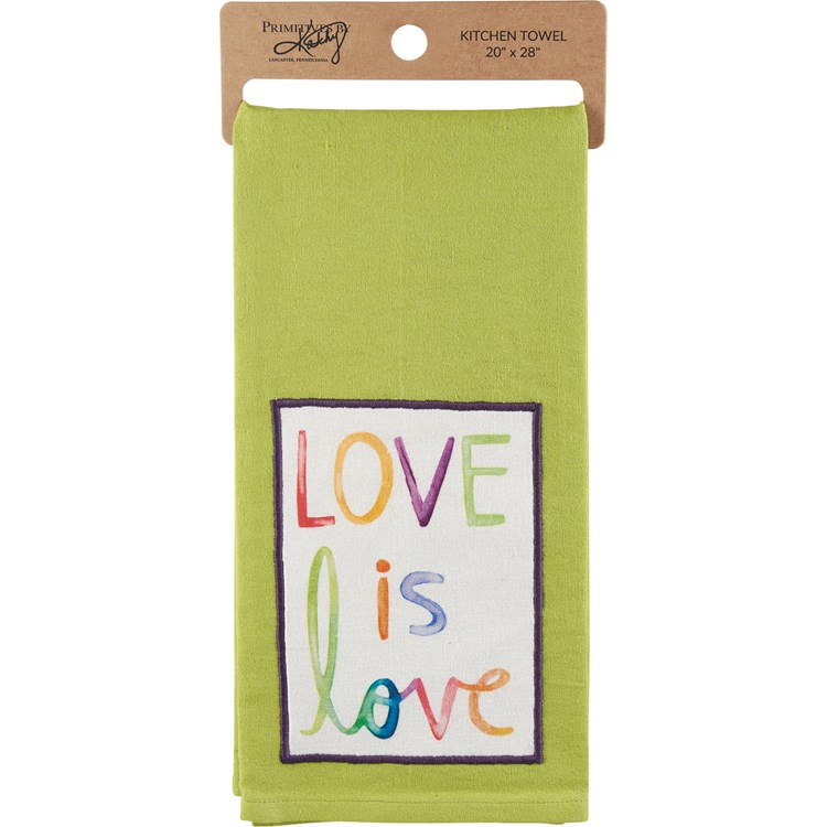 Love Is Love Kitchen Towel - Cotton