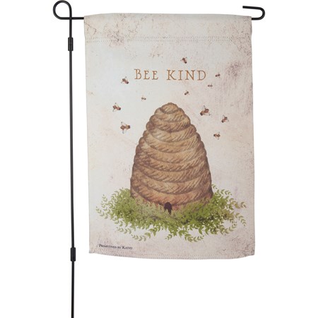 Bee Kind Garden Flag - Polyester