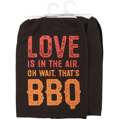 Kitchen Towel - Love Is In The Air - 28" x 28" - Cotton