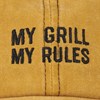 My Grill My Rules Baseball Cap - Cotton, Metal