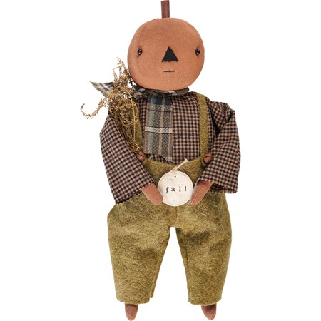 Fall Freddy Doll - Cotton, Wood, Wire, Polyester