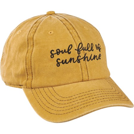 Soul Full Of Sunshine Baseball Cap - Cotton, Metal