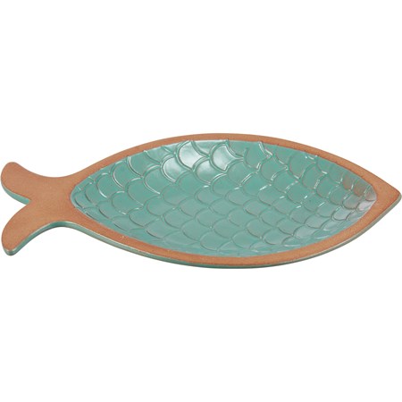 Tray - Fish - 9.25" x 6" x 1" - Stoneware