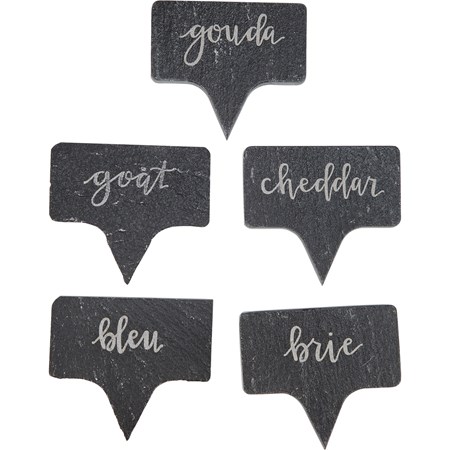 Cheeses Party Pick Set - Slate
