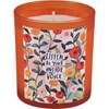 Listen To Your Inside Voice Jar Candle - Soy Wax, Glass, Cotton