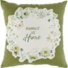 Family Is Home Pillow - Cotton, Zipper