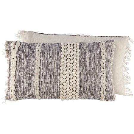 Knobby Stripe Pillow - Cotton, Zipper