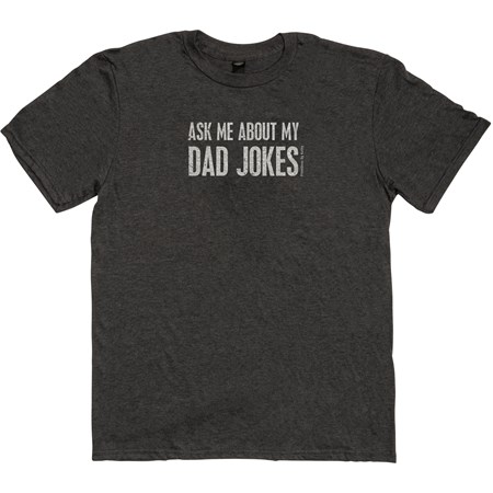 Dad Jokes 2XL T-Shirt - Polyester, Cotton