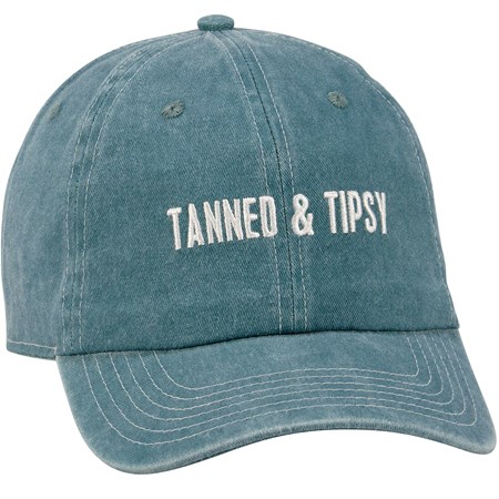 Tanned And Tipsy Baseball Cap - Cotton, Metal