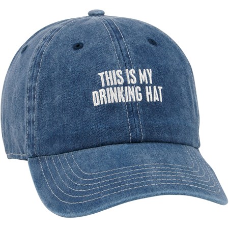 This Is My Drinking Hat Baseball Cap - Cotton, Metal