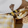 Bee Napkin Ring - Metal, Wire, Beads