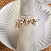 Seashell Napkin Rings - Metal, Jute, Shells