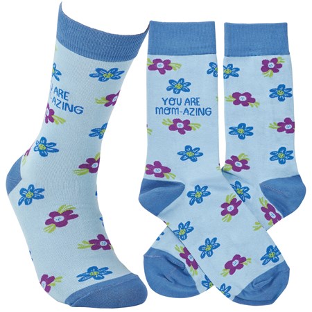 You Are MomAzing Socks - Cotton, Nylon, Spandex