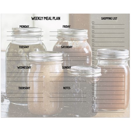Canning Jars Notepad - Paper
