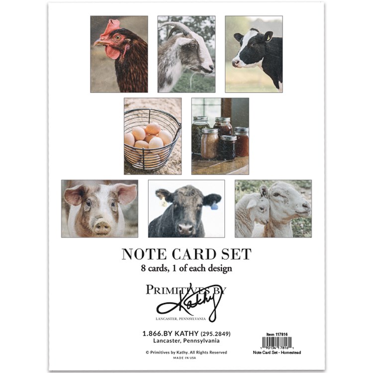 Homestead Note Card Set - Paper