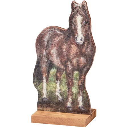Horse Stand Up - Wood