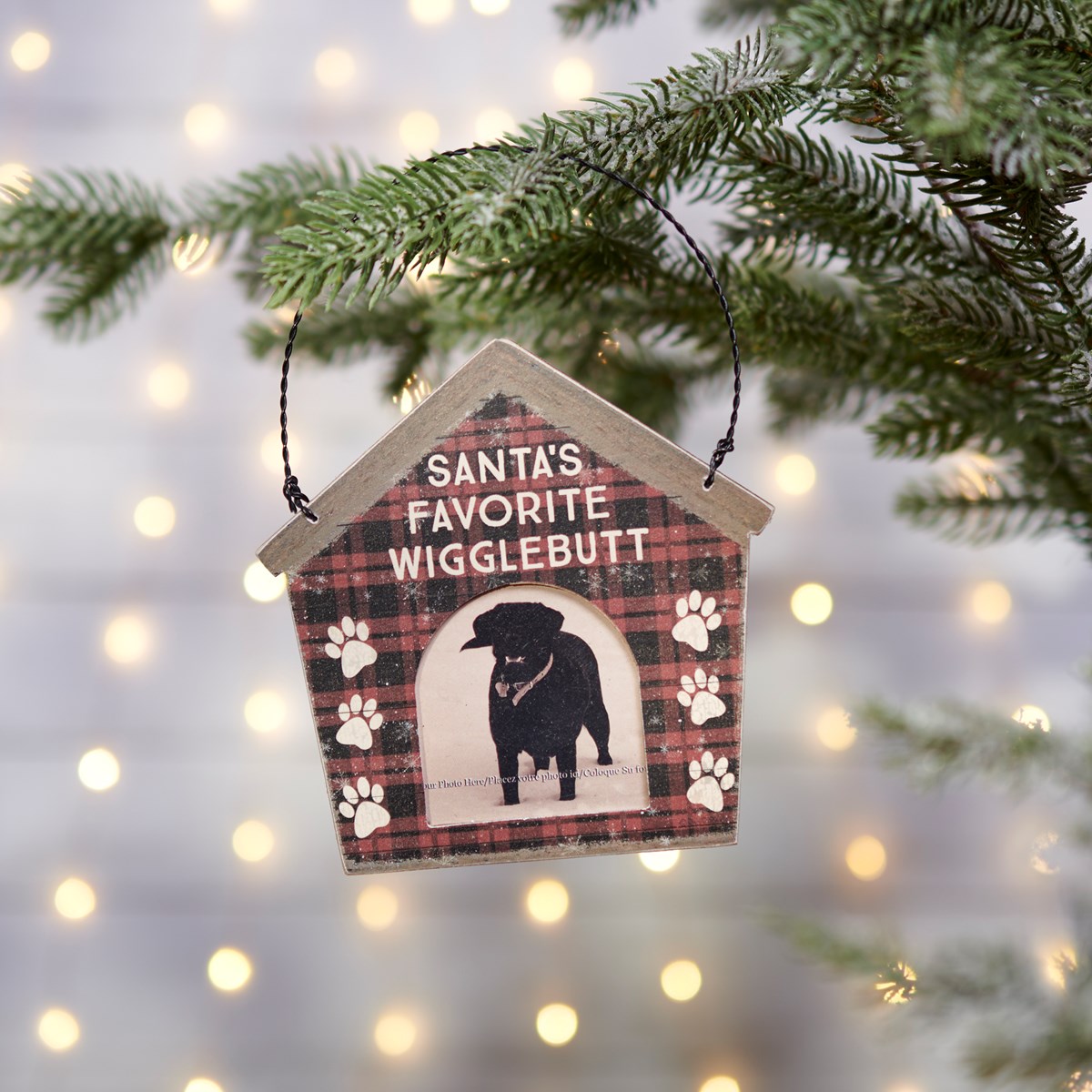 Santa's Favorite Mini Frame - Wood, Paper, Plastic, Wire, Magnet