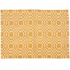 Gold Check Placemat Set - Cotton