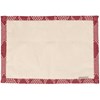 Red Stars Placemat Set - Cotton