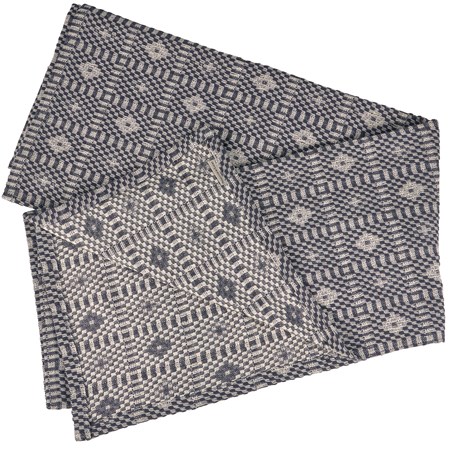 Navy Diamonds Tablecloth - Cotton