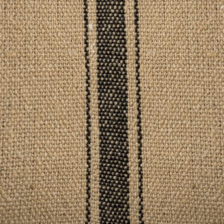 Fabric - Dark, 3 Black Stripes - 54" x 1 Yard - Cotton