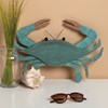Wooden Blue Crab Wall Decor - Wood, Wire