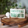 Lot Of Balls Box Sign - Wood, Paper